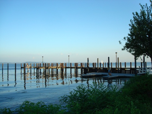 Pier and water